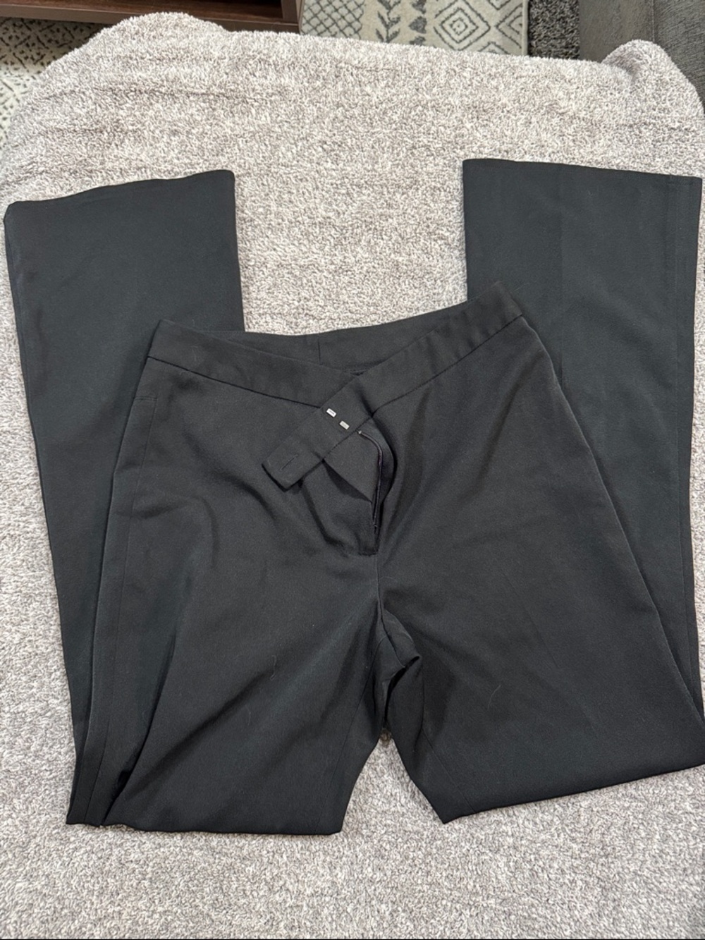 Black Women's Tailored Stretch Trousers